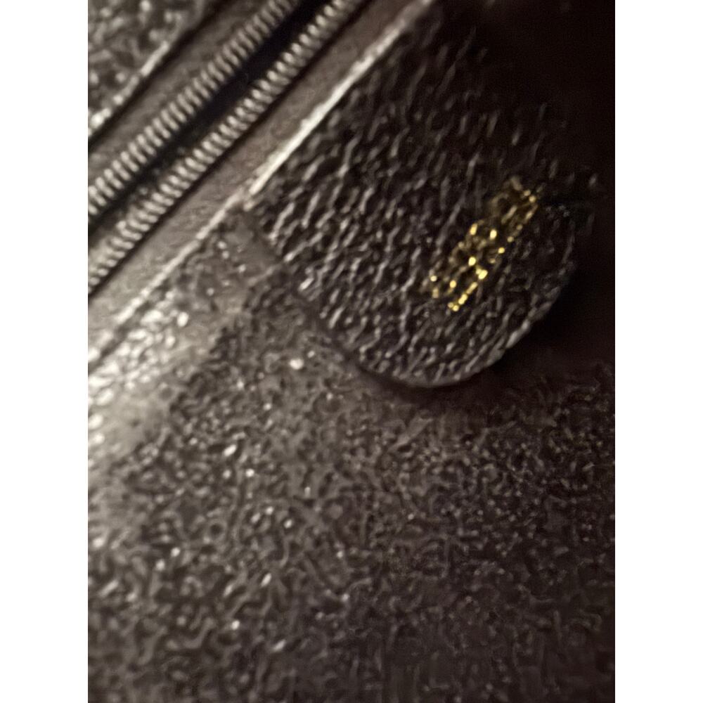 Gucci Vintage Gucci Black Leather Diana Bamboo Tote Bag Black - Picture 8 of 11